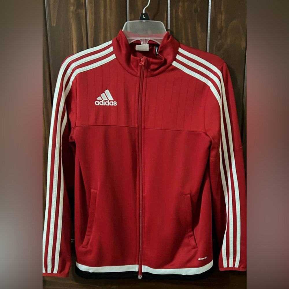 Adidas Red Track Jacket - Picture 4 of 5